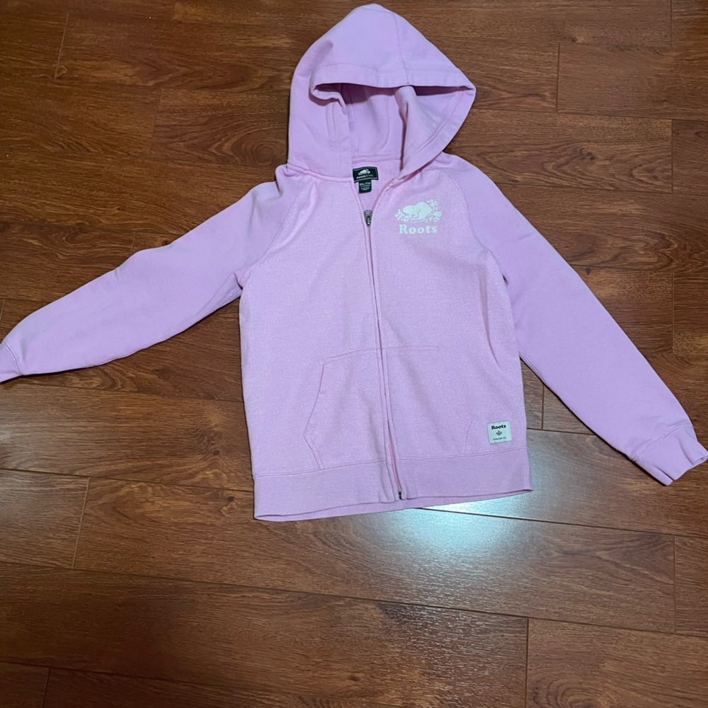 Roots pink sweater size 14 (kids)